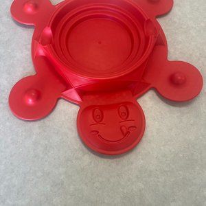 VIATEK Turtle Pie Holder Car Carrier Safe Transport Red Plastic